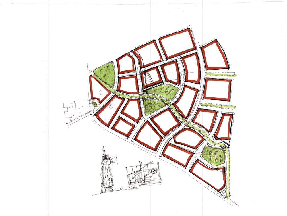 mlp sketchrandy carizo  Urban design graphics Landscape concept Site  plan